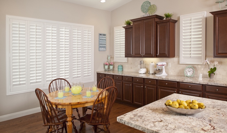 Polywood Shutters in Denver kitchen